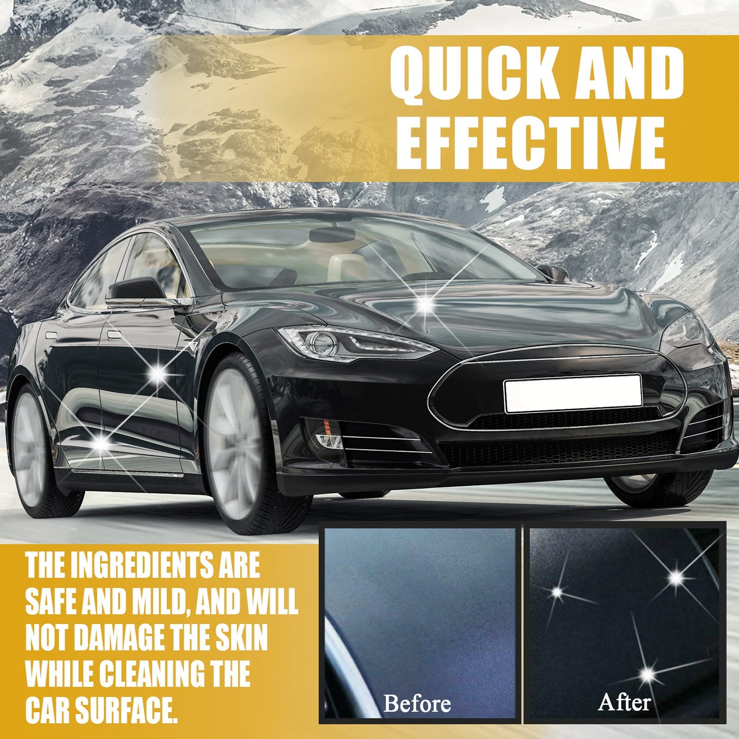High Concentration Foam Car Cleaner, Deep Cleaning Vehicle Paint Dirt Maintenance Retreader - Korvel