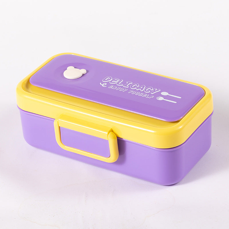 Boîte à lunch mignonne et cartoon, micro-ondable - Portable et élégante