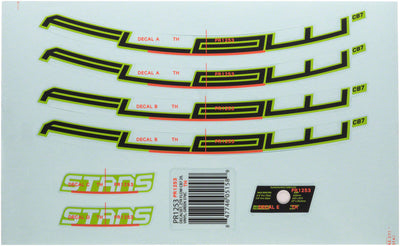 Calcomanía de llanta Stan's Flow CB7 - Juego verde de 27.5"
