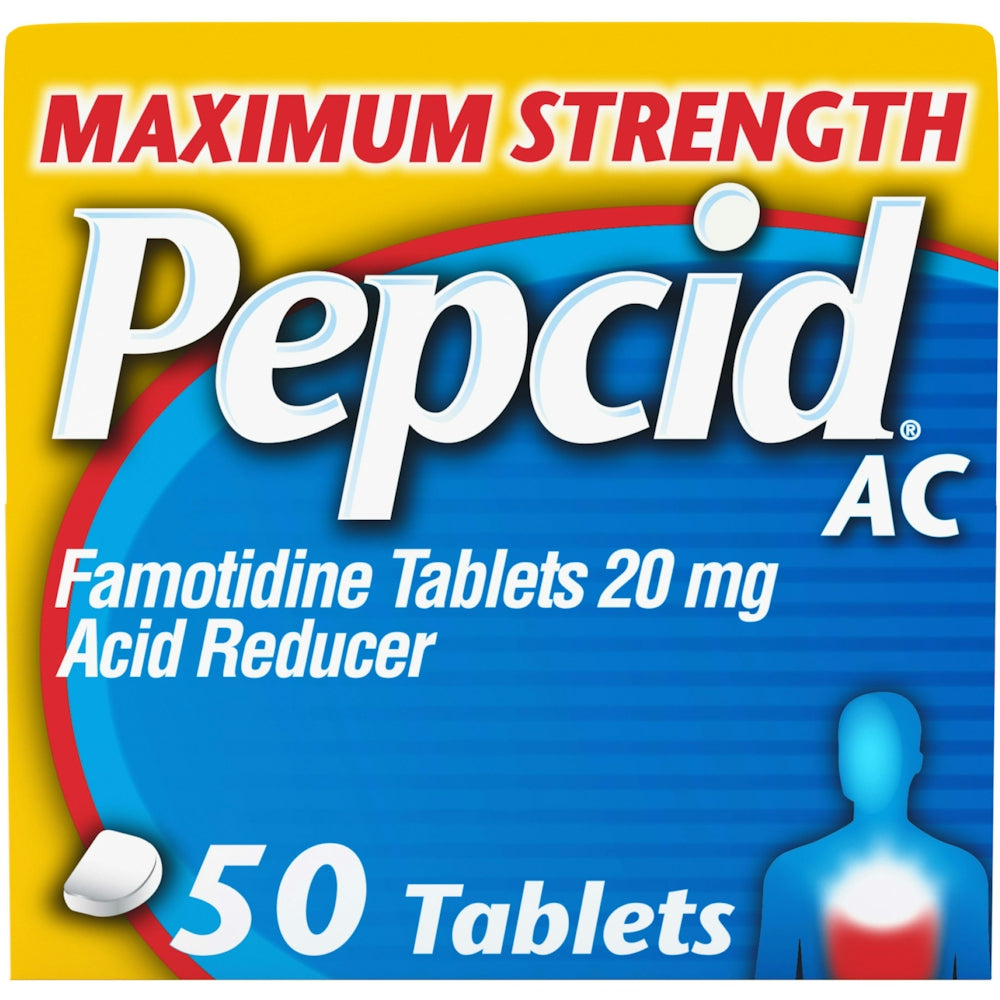 Tabletas Reductoras de Ácido Pepcid AC de Máxima Fuerza, 20 Mg