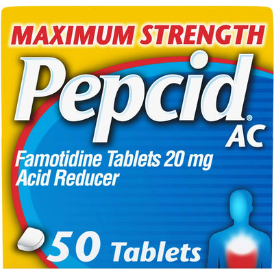 Comprimés réducteurs d'acide Pepcid AC Maximum Strength, 20 mg