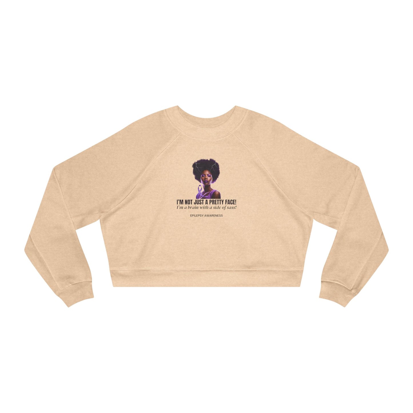 Chic & Cozy Women's Cropped Fleece Sweatshirt - Korvel