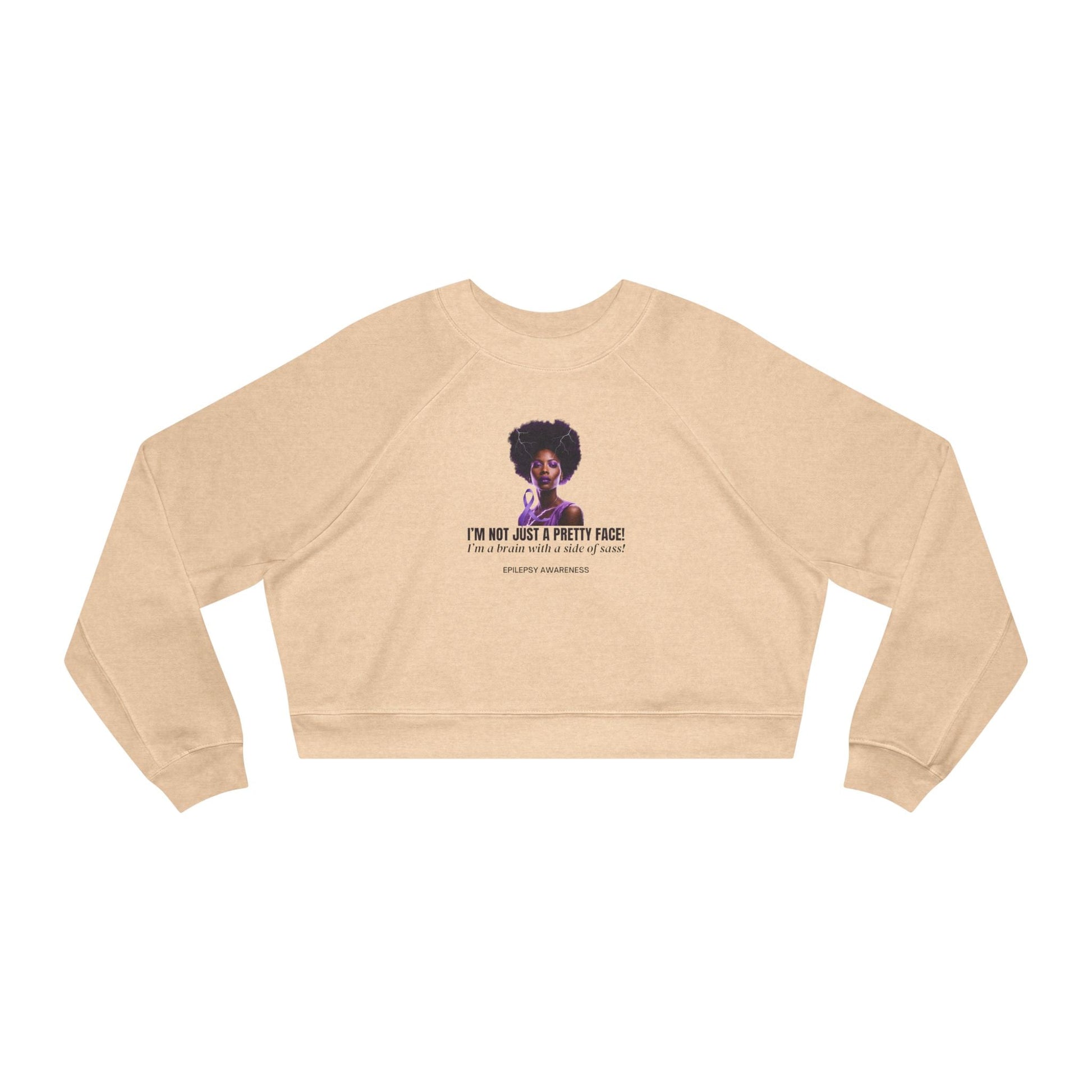 Chic & Cozy Women's Cropped Fleece Sweatshirt - Korvel