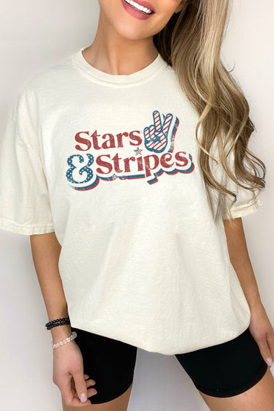Stars & Stripes Oversized Tee