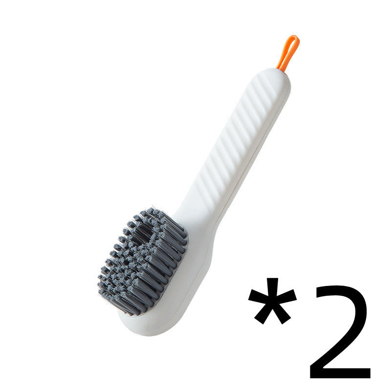 Multifunctional Soft-bristled Shoe Brush with Long Handle