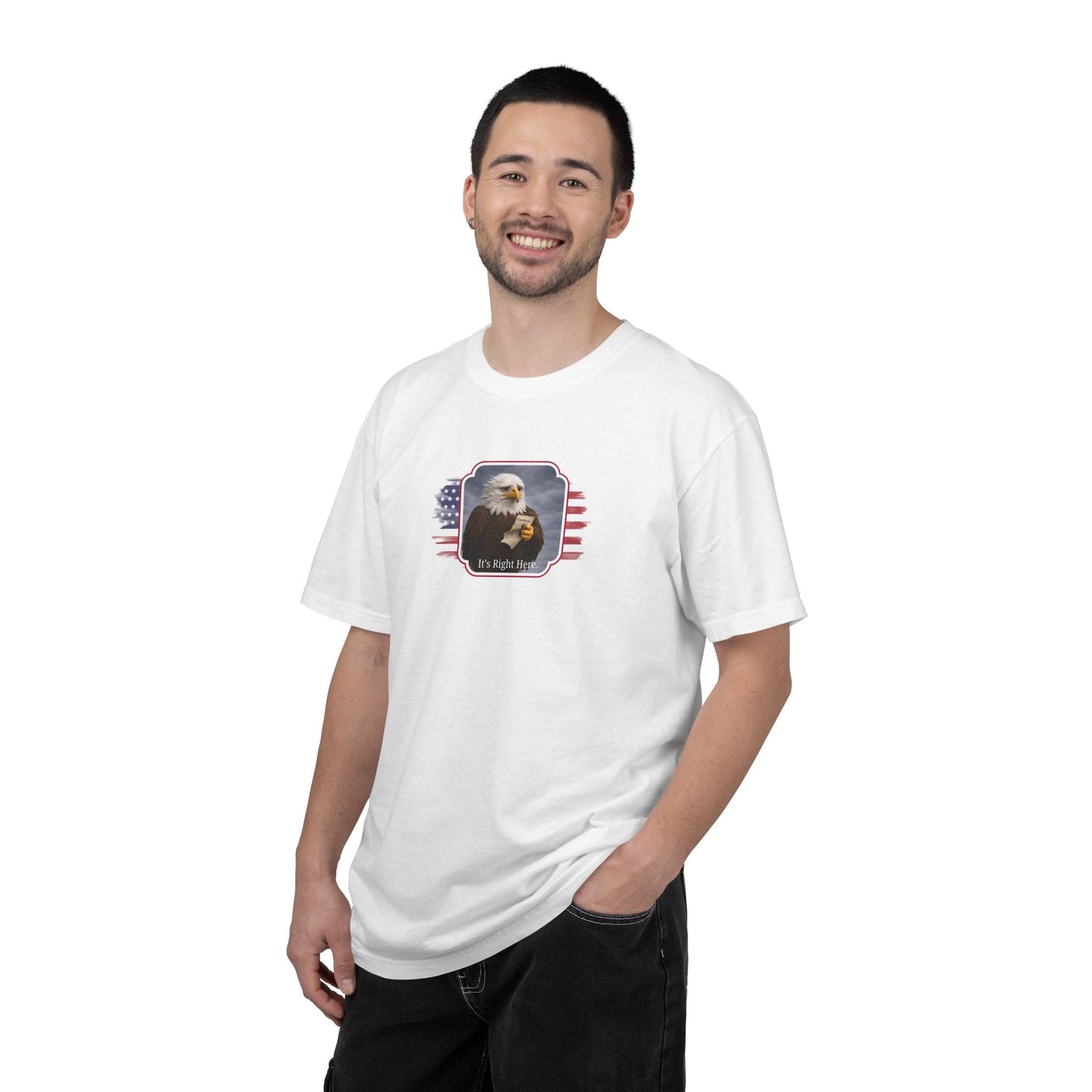 Camiseta de Parodia Política It’s Right Here