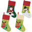 Christmas Socks Gift Bag Linen Santa Claus Embroidery Christmas Socks Christmas Gifts Christmas Pendants - Korvel