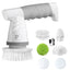 Household Kitchen Hand-Held Electric Dishwashing Brush Creative Bathtub Cleaning Brush Charging Rotary Mop - Korvel