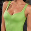 Sweetheart Neck Cropped Active Tank