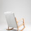 Chaise Berçante Rembourrée Classique avec Coussin Lombaire