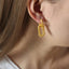 Pendientes Colgantes de Acero de Titanio Elegantes