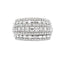 Bague de mariage en diamant de 3,00 ct en or blanc 10KT