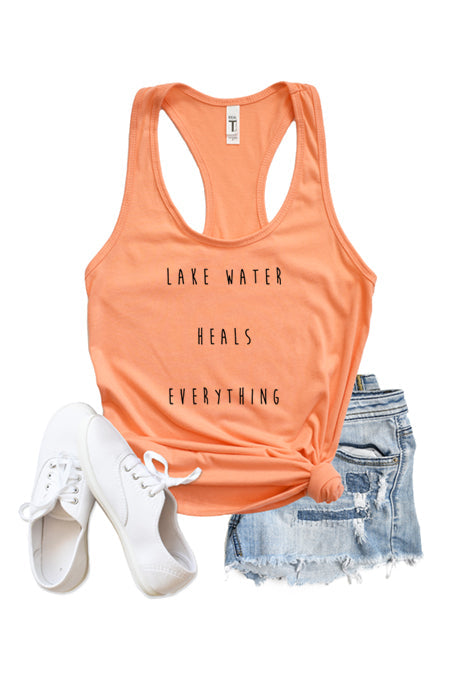 Lake Water 4797 Racerback Tank Top - Korvel