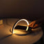 Lampe de Chargeur Sans Fil Qi en Bois - Support de Chargement Élégant pour Bureau