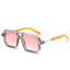 Women's Fashion Reflective Lenses Brown Sunglasses