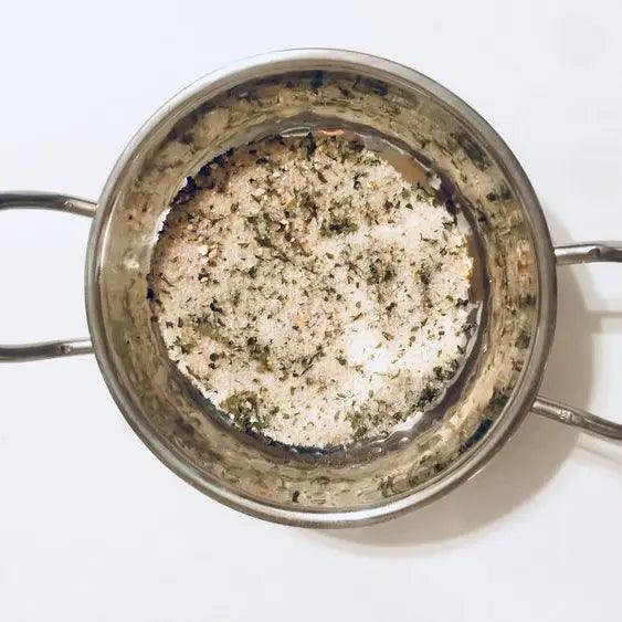 Lemon Mint infused artisan culinary sugar - Korvel