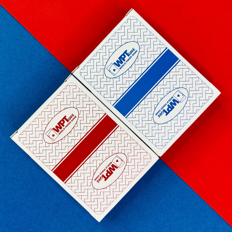 WPT Texas Hold'em Poker Cards. High - grade hard plastic, wholesale, full box, competition - spec, waterproof & anti - fold. - Korvel