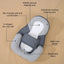Gentle & Effective Spit Up Prevention Cushion Ergonomic Support Pillow for Baby - Korvel