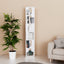 6-Layer Rotating Acrylic Bookshelf for Creative Spaces