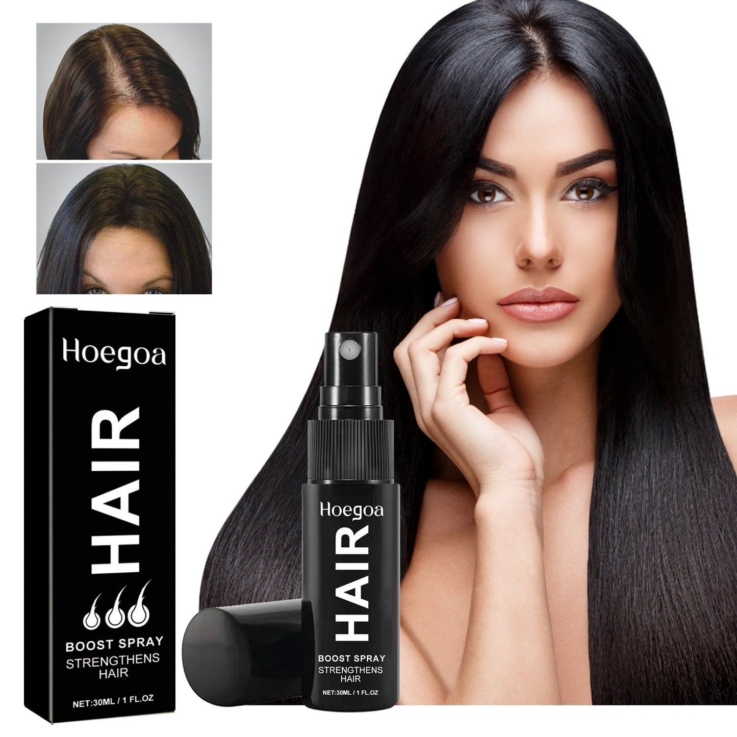 Hair Boost Spray with Ginger Essence for Scalp Care