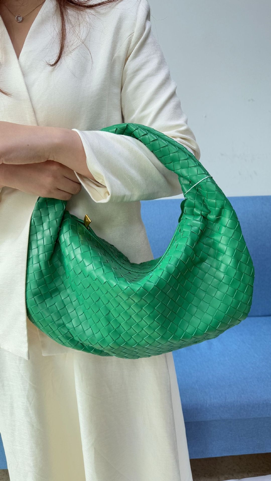 Premium Large Women's Woven Shopper Bag