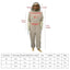 1 Set of Professional Ventilated Full - Body Beekeeping Suit with Gloves - Korvel