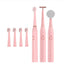 Multifunctional Electric Toothbrush Adult 6-Speed USB Sonic Soft Bristle Toothbrush Portable Household Beauty Cleansing Instrument - Korvel