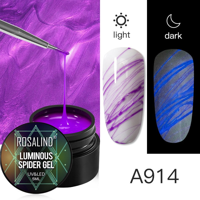 ROSALIND Gel Spider Line Nail Art Polish - 5ml