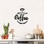 Coffee Themed Mirror Acrylic Wall Stickers for Kitchen and Dining Room - Korvel