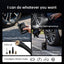 150PSI Rechargeable Electric Tire Pump with Light & LCD: for cars, bikes - Korvel