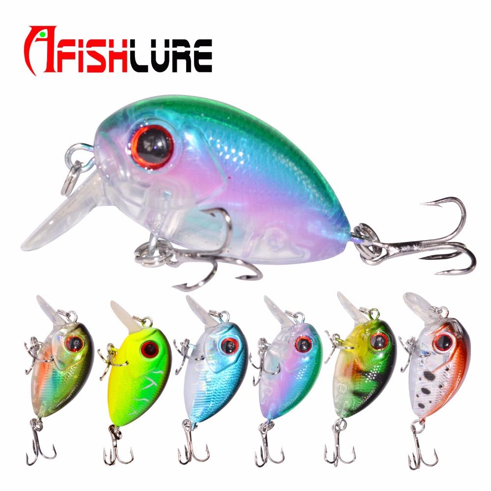 AFISHLURE  36mm 3.5g Crank Bait Hard Plastic Artificial Fishing Lure Fake carp Pesca  Wobbler Leurre Peche  Isca - Korvel
