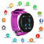 D18 Smart Bracelet Color Round Screen Heart Rate Blood Pressure Sleep Monitoring Pedometer Sports Encyclopedia Star Smart Watch - Korvel