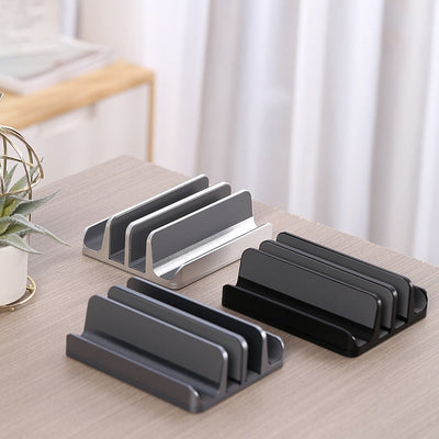 Laptop stand vertical storage and organizing rack - Korvel
