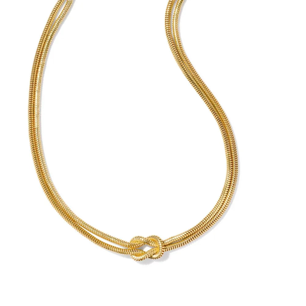 Titanium Steel Knotted Necklace - Korvel