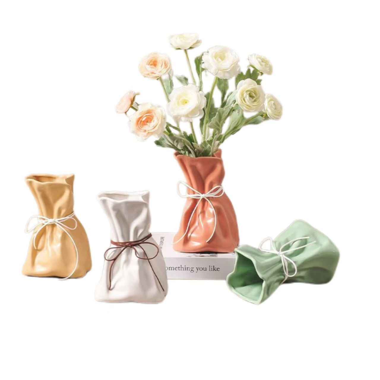 Jarrón de Resina Elegante para Decoración del Hogar y Arreglos Florales