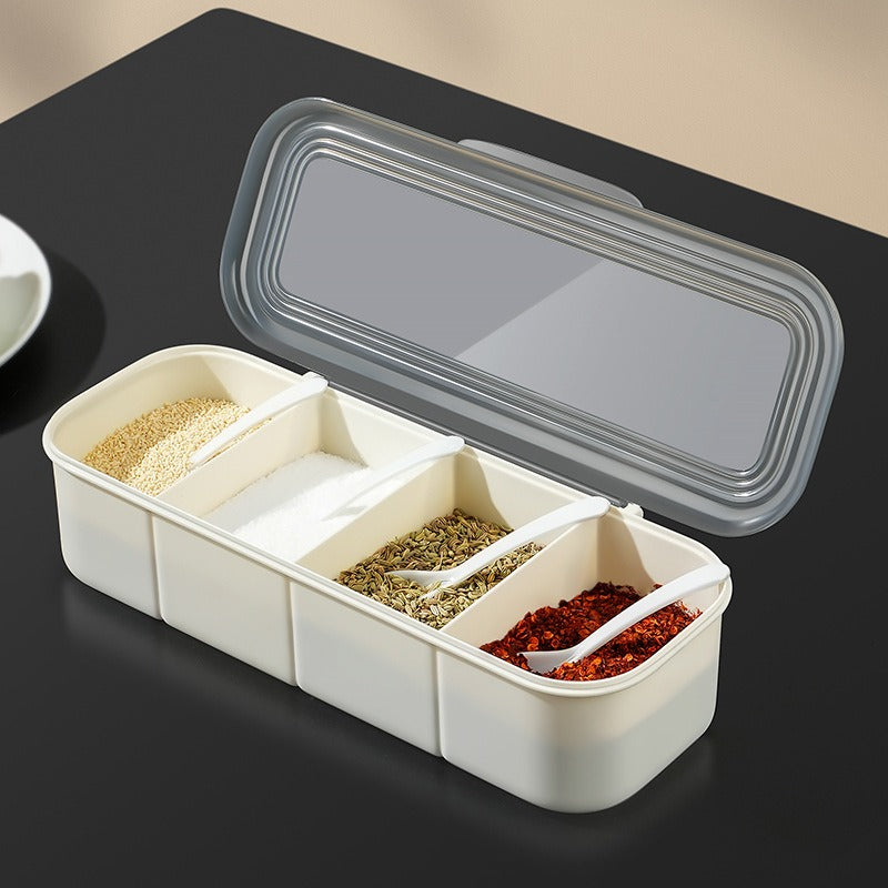 Japanese Minimalist Spice Organizer with Lid