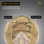 Tactical Multicam Helmet Cover for for Ops-Core FAST PJ Helmet Paintball Wargame Gear CS FAST Helmet Cover - Korvel