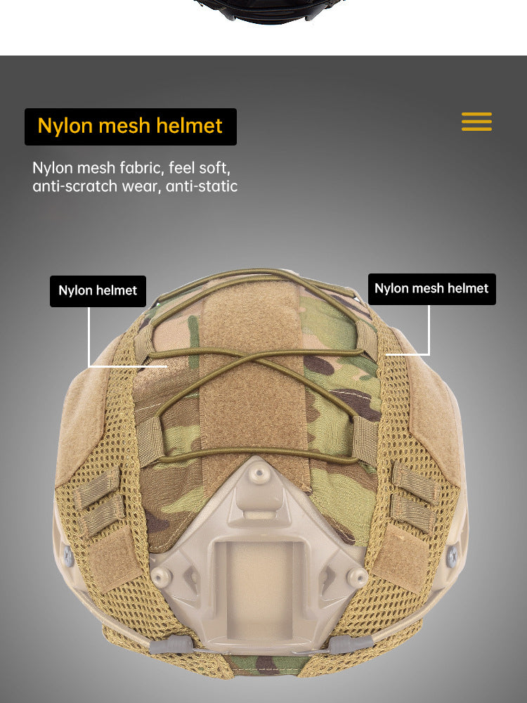 Tactical Multicam Helmet Cover for for Ops-Core FAST PJ Helmet Paintball Wargame Gear CS FAST Helmet Cover - Korvel