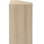 Elegant Freestanding Corner Cabinet with Rattan Doors