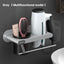 Hanging Hair Dryer Rack Toilet Storage Rack Hair Dryer Rack Storage Rack Non Perforated Wall Mounted Air Duct Rack - Korvel