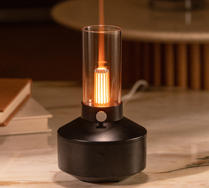 Candlelight Aromatherapy Machine USB Plug in Desktop Atmosphere Candlelight Aromatherapy Humidifier - Korvel