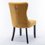 Ensemble de chaises de salle à manger en velours premium - Collection Nikki
