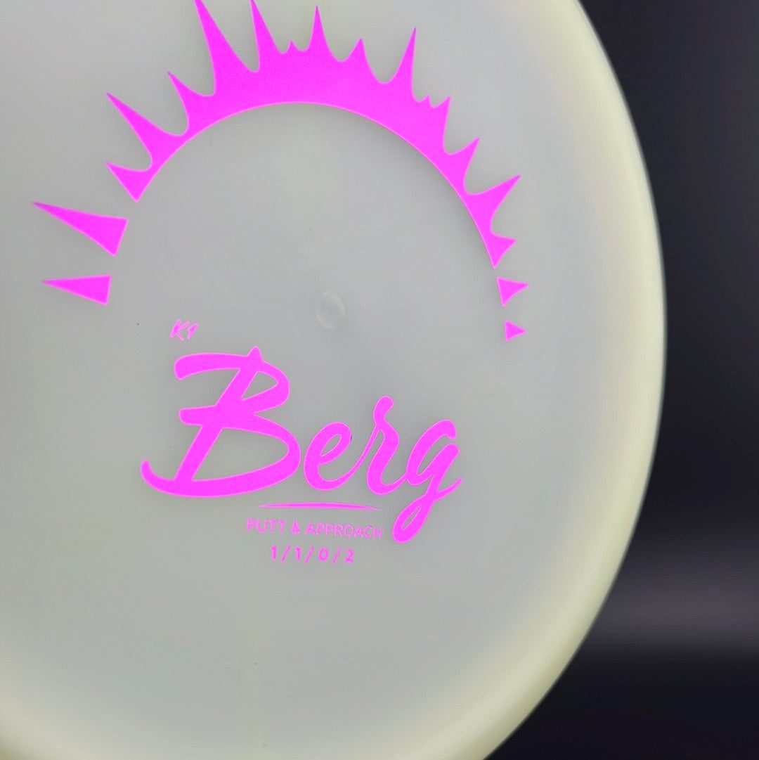 K1 Glow Berg - 2024 Edition Disc Golf Putter
