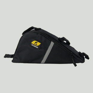 Cycling Bicycle Mountain Bike Bag Triangle Tool Bag Three-Point Velcro Fixed Right-Angle Bag Equipment Large Capacity - Korvel
