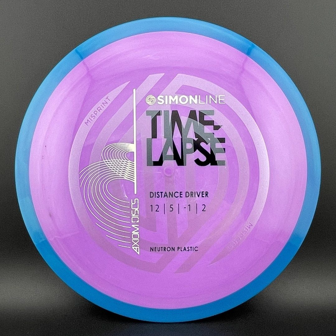 Neutron Time-Lapse (Re-Tooled) - Error de impresión de Simon Line