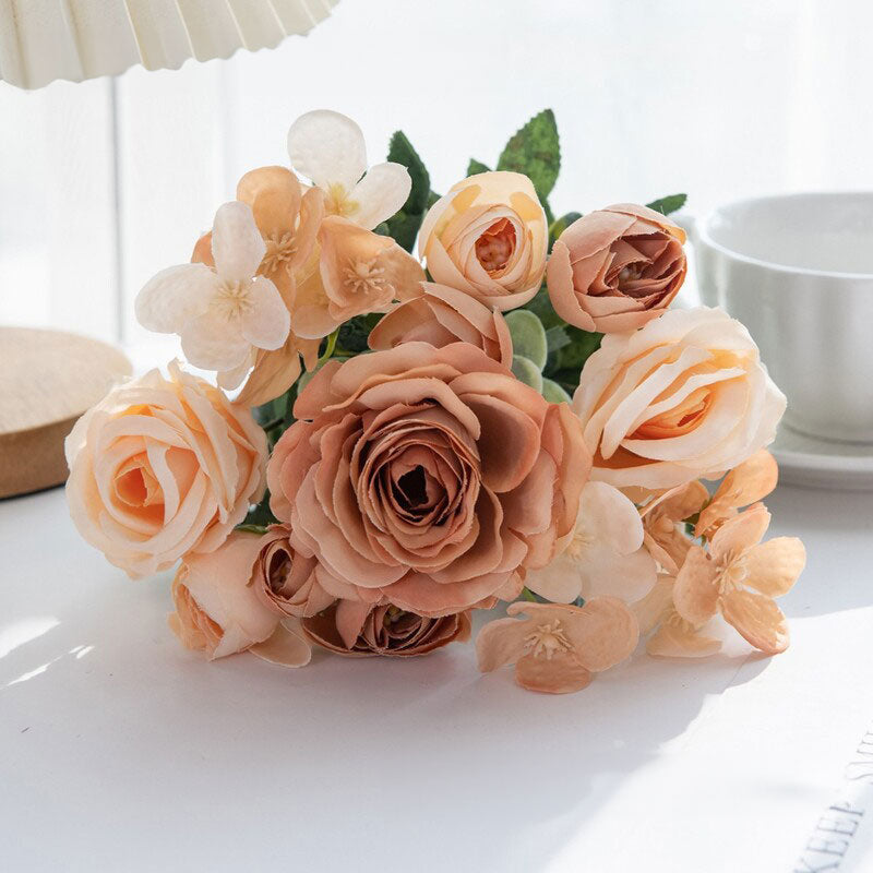 High-quality silk roses: for home, bedroom, weddings (wreaths, arch decor), outdoor yards, DIY gifts. - Korvel