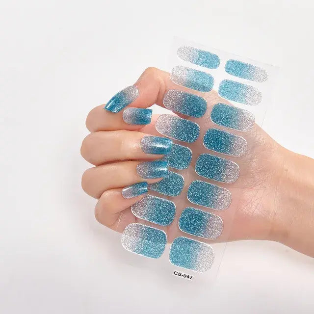 Premium DIY Gel Nail Stickers for Effortless Glam