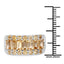 3.08 Carat Genuine Citrine Sterling Silver Engagement Ring