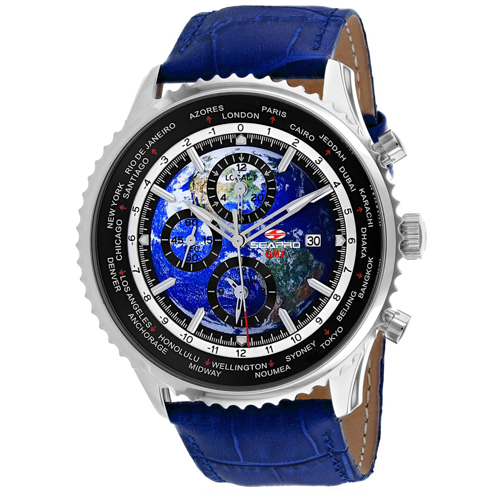 Montre GMT Seapro Men's Meridian World Timer