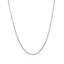 14k White Gold Classic Box Chain - 1.0mm